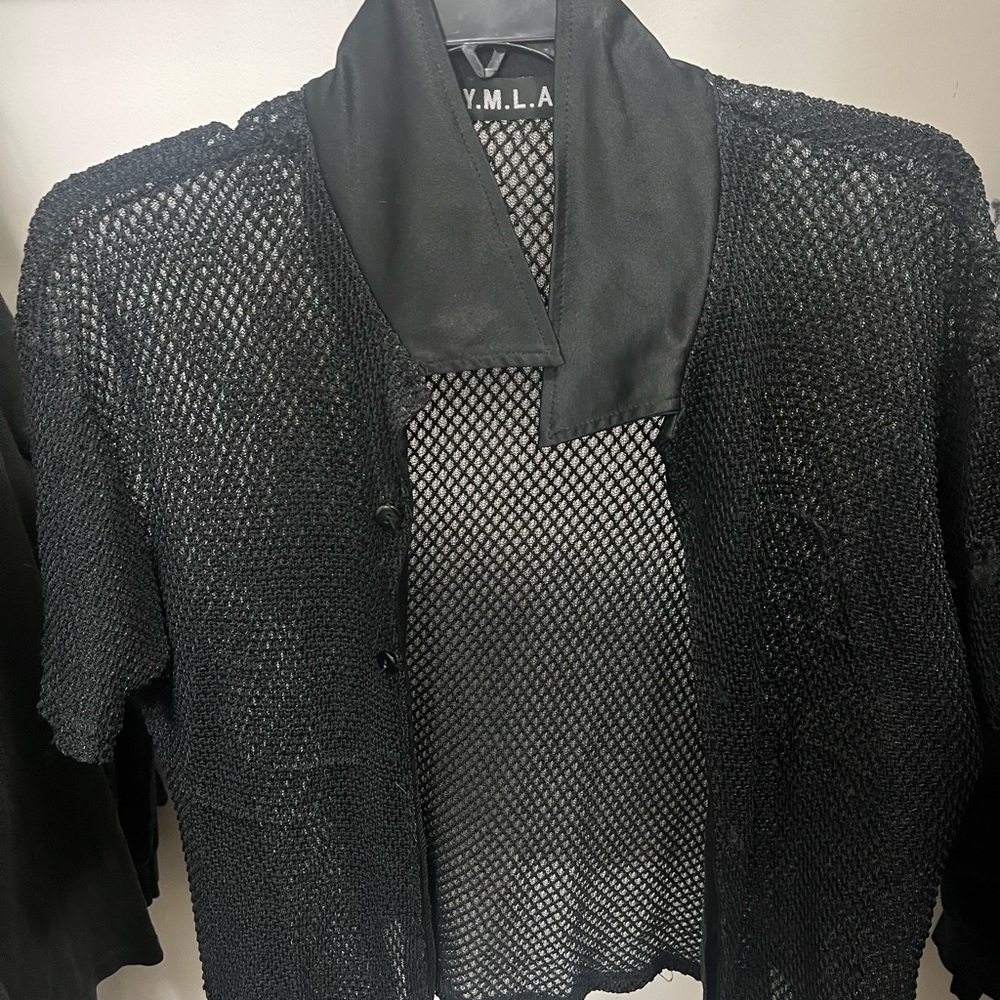Mesh short sleeve top